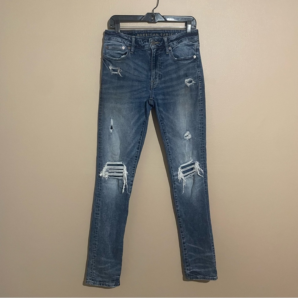 American Eagle Men’s Flex Distressed Skinny Jeans